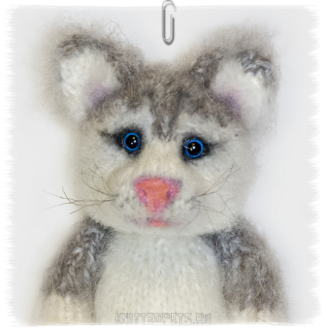 Kitten Knitted Toy
