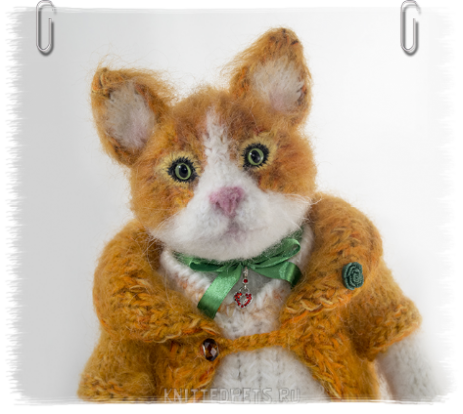 Knitted Kitten toy